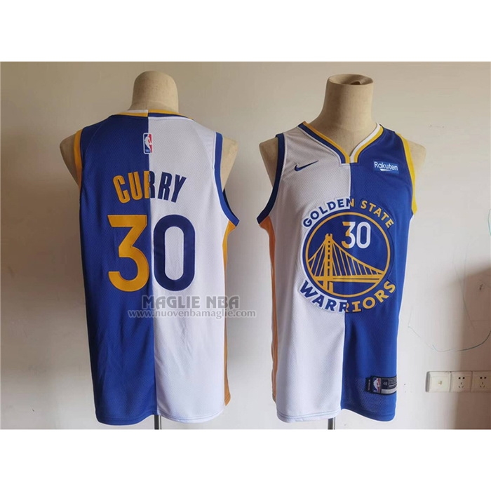 Maglia
 Stephen Curry NO 30 Golden State Warriors Split Blu
 Bianco
